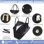 Large Women’s Travel Duffle Bag with Wet Pocket