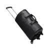 Fenteer Black Rolling Garment Bag with Wheels