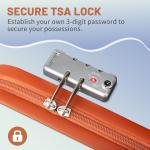 Zimtown 20" Hard Shell Carry-on Suitcase, Navy Blue