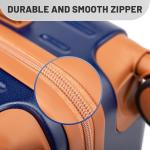 Zimtown 20" Hard Shell Carry-on Suitcase, Navy Blue