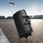 Segolike Trendy Large Rolling Garment Bag - Black