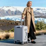 Vebreda 28” Zipperless Aluminum Hardside Luggage