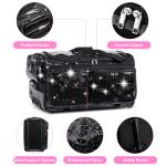 Fegat 28" Glitter Rolling Dance Duffle Bag