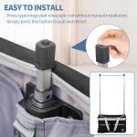 Slsy 28" Rolling Dance Costume Bag with Rack