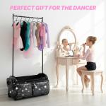Fegat 28" Glitter Rolling Dance Duffle Bag