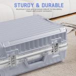 Vebreda 28” Zipperless Aluminum Hardside Luggage
