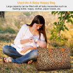 Imountek 24" Leopard Print Travel Duffle Bag