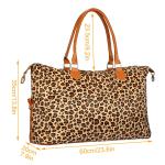 Imountek 24" Leopard Print Travel Duffle Bag