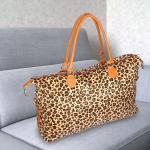 Imountek 24" Leopard Print Travel Duffle Bag