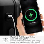 Traveler's Choice Durable Hardshell Spinner Luggage, Black