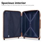 Coolife Hardshell 3-Piece Spinner Luggage Set