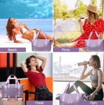 DAKIMOE Purple Weekender Travel Duffle Bag