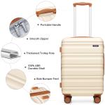 MIUSSE 3-Piece Hard Shell Luggage Set