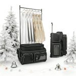 Rolling Dance Costume Bag with Garment Rack