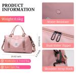 Foldable Travel Duffle Bag with Wet Pocket