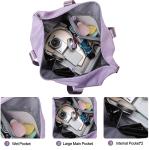 DAKIMOE Purple Weekender Travel Duffle Bag