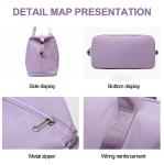 DAKIMOE Purple Weekender Travel Duffle Bag
