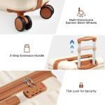 MIUSSE 3-Piece Hard Shell Luggage Set