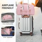 Versatile Duffle Bag with Shoe Compartment, Pink