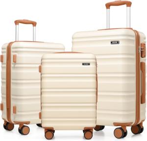 MIUSSE 3-Piece Hard Shell Luggage Set