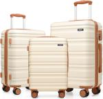 MIUSSE 3-Piece Hard Shell Luggage Set