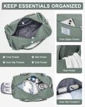 Waterproof Gym Duffel Bag with Shoe Compartment