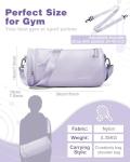Small Waterproof Gym Bag for Women - Purple