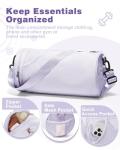 Small Waterproof Gym Bag for Women - Purple