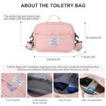 Pink Travel Duffel Bag with Wet Pocket & Toiletry Bag