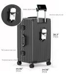 Feilario 30" Aluminum Frame Hardside Spinner Luggage