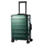 VentureVault Aluminum Carry-On Luggage, Dark Green 20