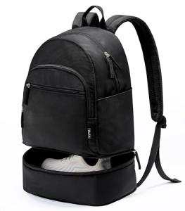 Lightweight Waterproof Gym Backpack with Shoe Pocket
