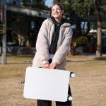 UrbanExplorer 20-Inch Hardshell Carry-On Luggage, White