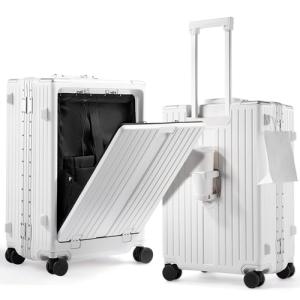 UrbanExplorer 24-Inch Aluminum Frame Luggage with Wheels