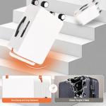 UrbanExplorer 20-Inch Hardshell Carry-On Luggage, White