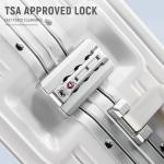 UrbanExplorer 24-Inch Aluminum Frame Luggage with Wheels