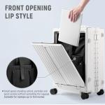 UrbanExplorer 24-Inch Aluminum Frame Luggage with Wheels