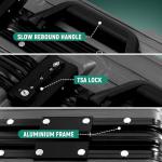 UrbanExplorer 20-Inch TSA Approved Zipperless Carry-On