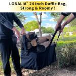 LONALIA 70L Heavy-Duty Travel Duffle Bag