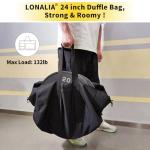 LONALIA 70L Heavy-Duty Travel Duffle Bag
