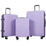 Travelhouse Lightweight 3-Piece Hardshell Luggage Set