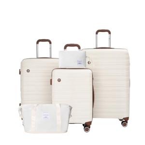 Travelhouse 5-Piece Lightweight Luggage Set with Duffle