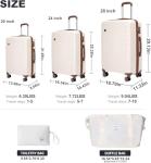 Travelhouse 5-Piece Lightweight Luggage Set with Duffle