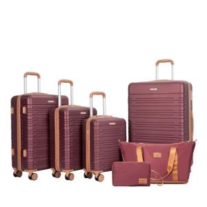 Travelhouse 4-Piece Lightweight Spinner Luggage Set
