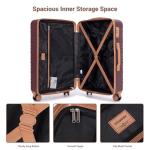 Travelhouse 4-Piece Lightweight Spinner Luggage Set