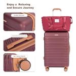 Travelhouse 4-Piece Lightweight Spinner Luggage Set