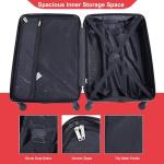 Travelhouse 4 Piece Hardshell Luggage Set with Wheels
