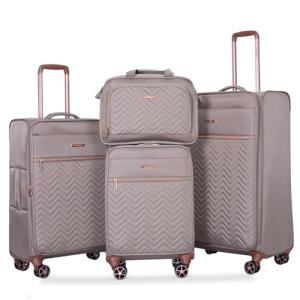 Travelhouse 4-Piece Expandable Softside Luggage Set
