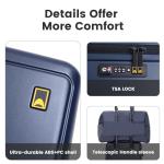 Travelhouse 20-Inch Carry-On Luggage with Spinner Wheels