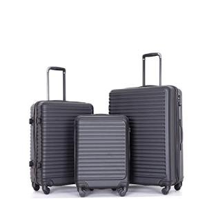 Travelhouse 3-Piece Hardshell Luggage Set - Black